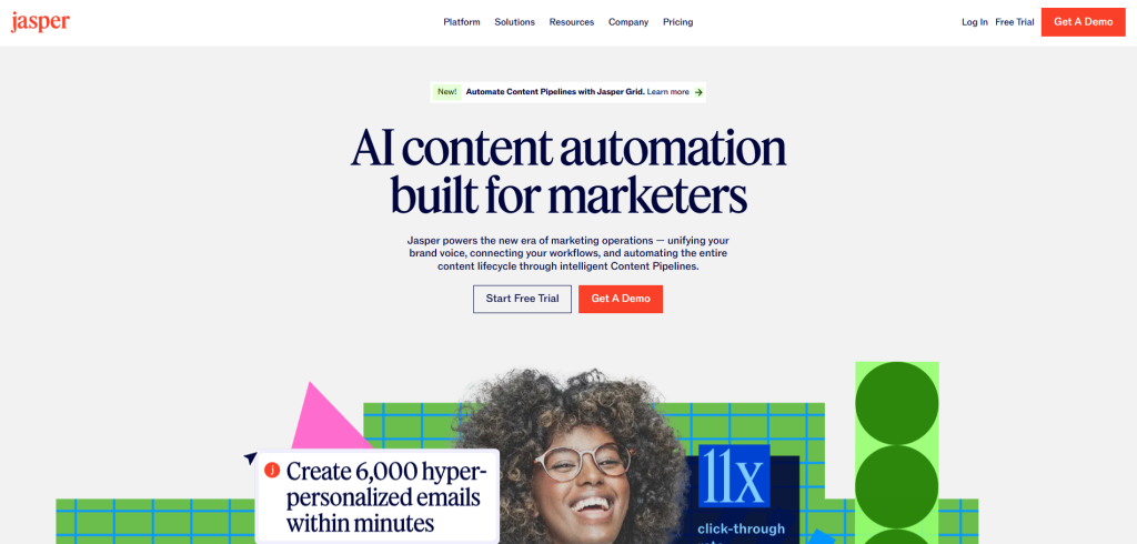 The 5 Best AI Writing Assistants for Bloggers in 2025 (We Tested 10) 2 Jasper, The AI Writing Assistant